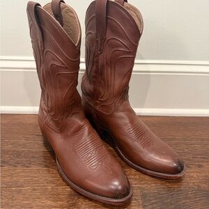 Tecovas Men 11 The Cartwright Brown Leather Cowboy Boots